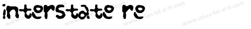 interstate re字体转换